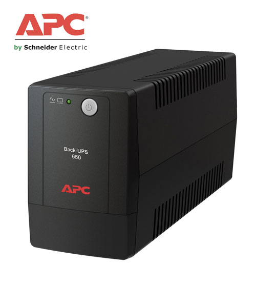 APC BX650LI-MS Back-UPS Surge Protector 650VA, 230V, AVR Universal Socket